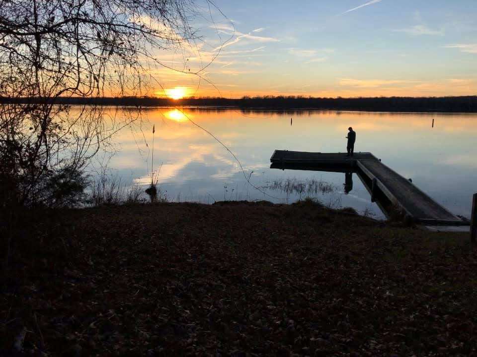 Itawamba County Mississippi - Sunset on Tennessee Tombigbee Waterway Itawamba County Mississippi - Sunset on Tennessee Tombigbee Waterway